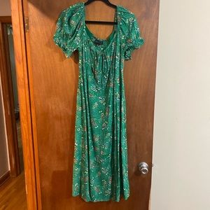 off should green mid maxi dress plus 16